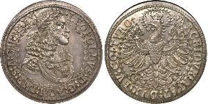 2 Thaler Holy Roman Empire (962-1806) Silver Leopold I, Holy Roman Emperor (1640-1705)