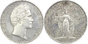 2 Thaler Kingdom of Bavaria (1806 - 1918) Silver Ludwig I of Bavaria (1786 – 1868)