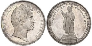 2 Thaler Kingdom of Bavaria (1806 - 1918) Silver Ludwig I of Bavaria (1786 – 1868)