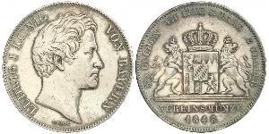 2 Thaler Kingdom of Bavaria (1806 - 1918) Silver Ludwig I of Bavaria (1786 – 1868)