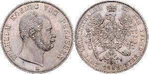 2 Thaler Kingdom of Prussia (1701-1918) Silver Wilhelm I, German Emperor (1797-1888)
