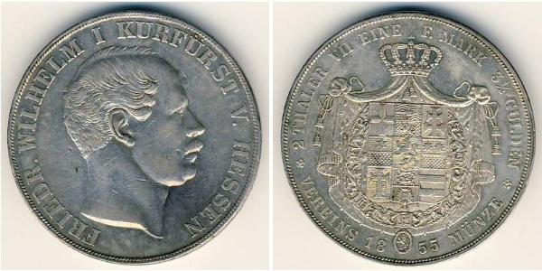 2 Thaler Landgraviate of Hesse-Kassel (1567 - 1806) Silver 