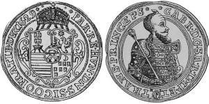 2 Thaler Principality of Transylvania (1571-1711) Silver 