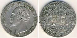 2 Thaler Saxe-Coburg and Gotha (1826-1920) Silver 