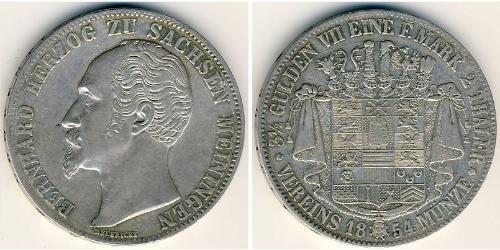 2 Thaler Saxe-Coburg and Gotha (1826-1920) Silver 