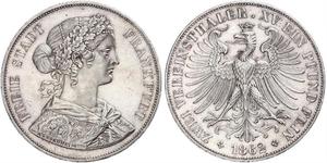 2 Thaler States of Germany Silver 