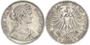 2 Thaler States of Germany Silver 