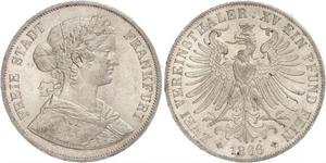 2 Thaler States of Germany Silver 