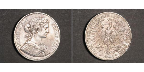 2 Thaler States of Germany Silver 