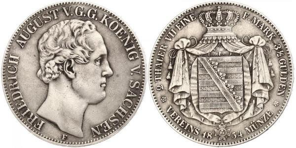 2 Thaler States of Germany Silver 