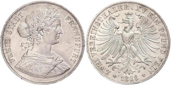 2 Thaler States of Germany Silver 