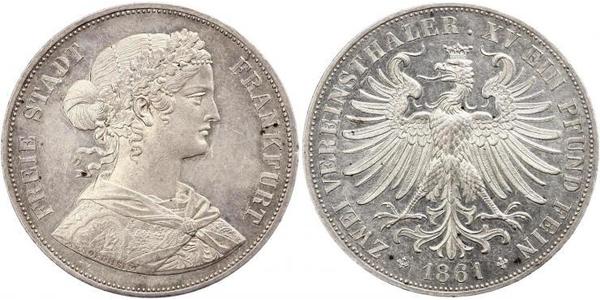 2 Thaler States of Germany Silver 