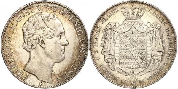 2 Thaler States of Germany Silver 