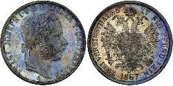 2 Thaler 奧地利帝國 (1804 - 1867) 銀 弗朗茨·约瑟夫一世 (1830 - 1916)