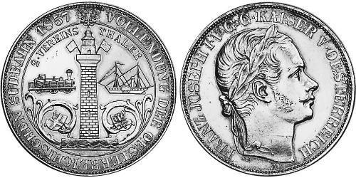 2 Thaler 奧地利帝國 (1804 - 1867) 銀 