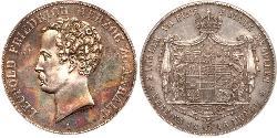 2 Thaler 安哈尔特-德绍 銀 利奥波德四世 (安哈尔特) (1794 - 1871)