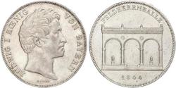 2 Thaler 巴伐利亞王國 (1806 - 1918) 銀 路德维希一世 (巴伐利亚)
