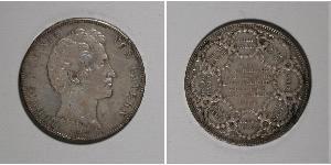 2 Thaler 巴伐利亞王國 (1806 - 1918) 銀 路德维希一世 (巴伐利亚)