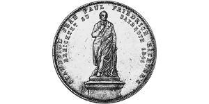 2 Thaler 巴伐利亞王國 (1806 - 1918) 銀 路德维希一世 (巴伐利亚)