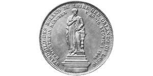 2 Thaler 巴伐利亞王國 (1806 - 1918) 銀 马克西米利安二世 (巴伐利亚国王)