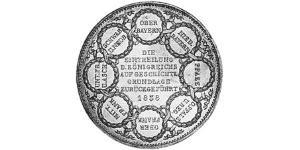 2 Thaler 巴伐利亞王國 (1806 - 1918) 銀 路德维希一世 (巴伐利亚)