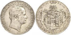 2 Thaler 普魯士王國 (1701 - 1918) 銀 腓特烈·威廉四世 (1795 - 1861)