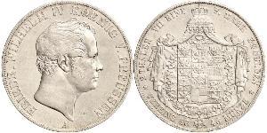 2 Thaler 普魯士王國 (1701 - 1918) 銀 腓特烈·威廉四世 (1795 - 1861)