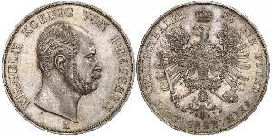 2 Thaler 普魯士王國 (1701 - 1918) 銀 威廉一世 (德国)