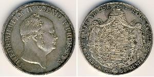 2 Thaler 普魯士王國 (1701 - 1918) 銀 腓特烈·威廉四世 (1795 - 1861)