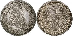 2 Thaler 神圣罗马帝国 (962 - 1806) 銀 利奥波德一世 (神圣罗马帝国)(1640-1705)