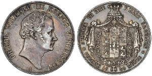 2 Thaler 联邦州 (德国) 銀 
