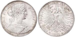 2 Thaler 联邦州 (德国) 銀 