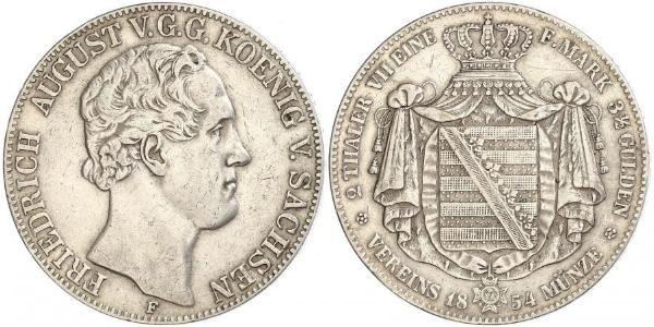 2 Thaler 联邦州 (德国) 銀 