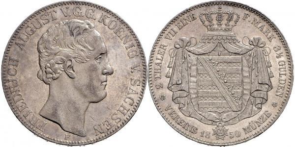 2 Thaler 联邦州 (德国) 銀 