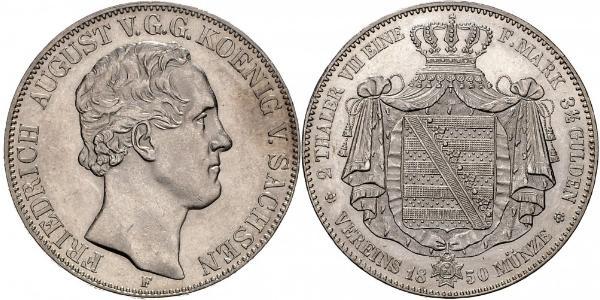 2 Thaler 联邦州 (德国) 銀 
