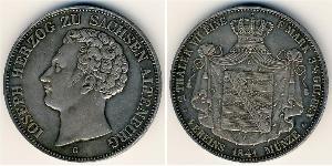 2 Thaler 萨克森-科堡-哥达 (1826 - 1918) 銀 