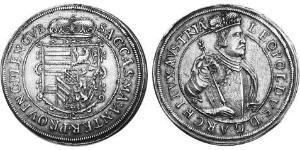 2 Thaler 阿尔萨斯 銀 Leopold V, Archduke of Austria (1586 – 1632)