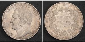 2 Thaler 黑森-达姆施塔特 (1806 - 1918) 銀 路德维希二世 (黑森大公)