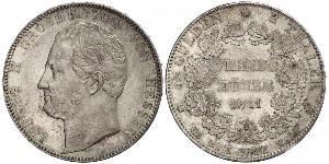 2 Thaler 黑森-达姆施塔特 (1806 - 1918) 銀 路德维希二世 (黑森大公)