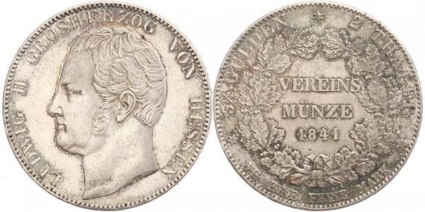 2 Thaler 黑森-达姆施塔特 (1806 - 1918) 銀 路德维希二世 (黑森大公)