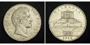 2 Thaler / 3.5 Gulden Royaume de Bavière (1806 - 1918) Argent Louis Ier de Bavière(1786 – 1868)