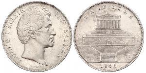 2 Thaler / 3.5 Gulden Regno di Baviera (1806 - 1918) Argento Ludovico I di Baviera (re)(1786 – 1868)