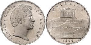 2 Thaler / 3.5 Gulden Regno di Baviera (1806 - 1918) Argento Ludovico I di Baviera (re)(1786 – 1868)