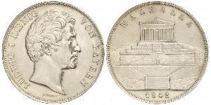 2 Thaler / 3.5 Gulden Regno di Baviera (1806 - 1918) Argento Ludovico I di Baviera (re)(1786 – 1868)