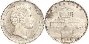 2 Thaler / 3.5 Gulden Regno di Baviera (1806 - 1918) Argento Ludovico I di Baviera (re)(1786 – 1868)