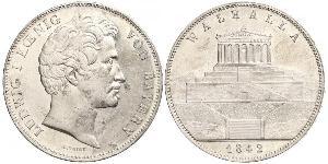 2 Thaler / 3.5 Gulden Regno di Baviera (1806 - 1918) Argento Ludovico I di Baviera (re)(1786 – 1868)