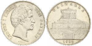 2 Thaler / 3.5 Gulden Reino de Baviera (1806 - 1918) Plata Luis I de Baviera(1786 – 1868)