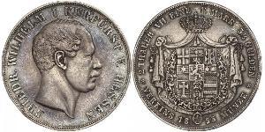 2 Thaler / 3½ Gulden Grand-duché de Hesse (1806 - 1918) Argent Frédéric-Guillaume Ier de Hesse (1802 - 1875)