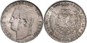 2 Thaler / 3½ Gulden Grand-duché de Hesse (1806 - 1918) Argent Louis II de Hesse