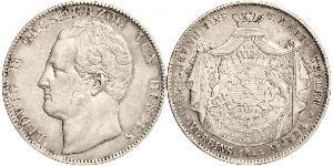 2 Thaler / 3½ Gulden Grand-duché de Hesse (1806 - 1918) Argent Louis II de Hesse